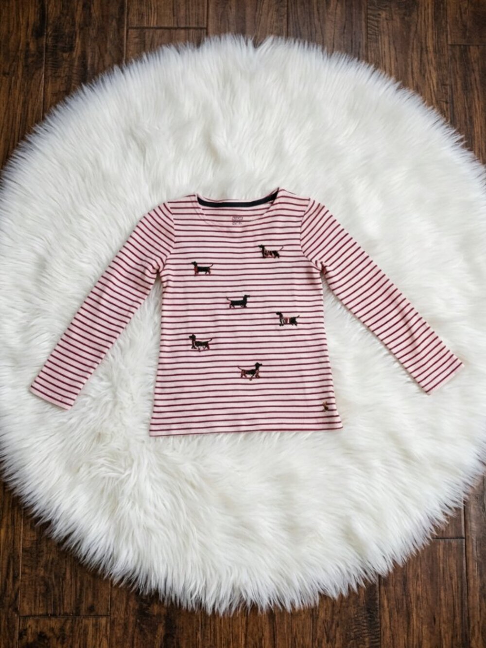 NWT Joules Dachshund Christmas Top Sizes 8